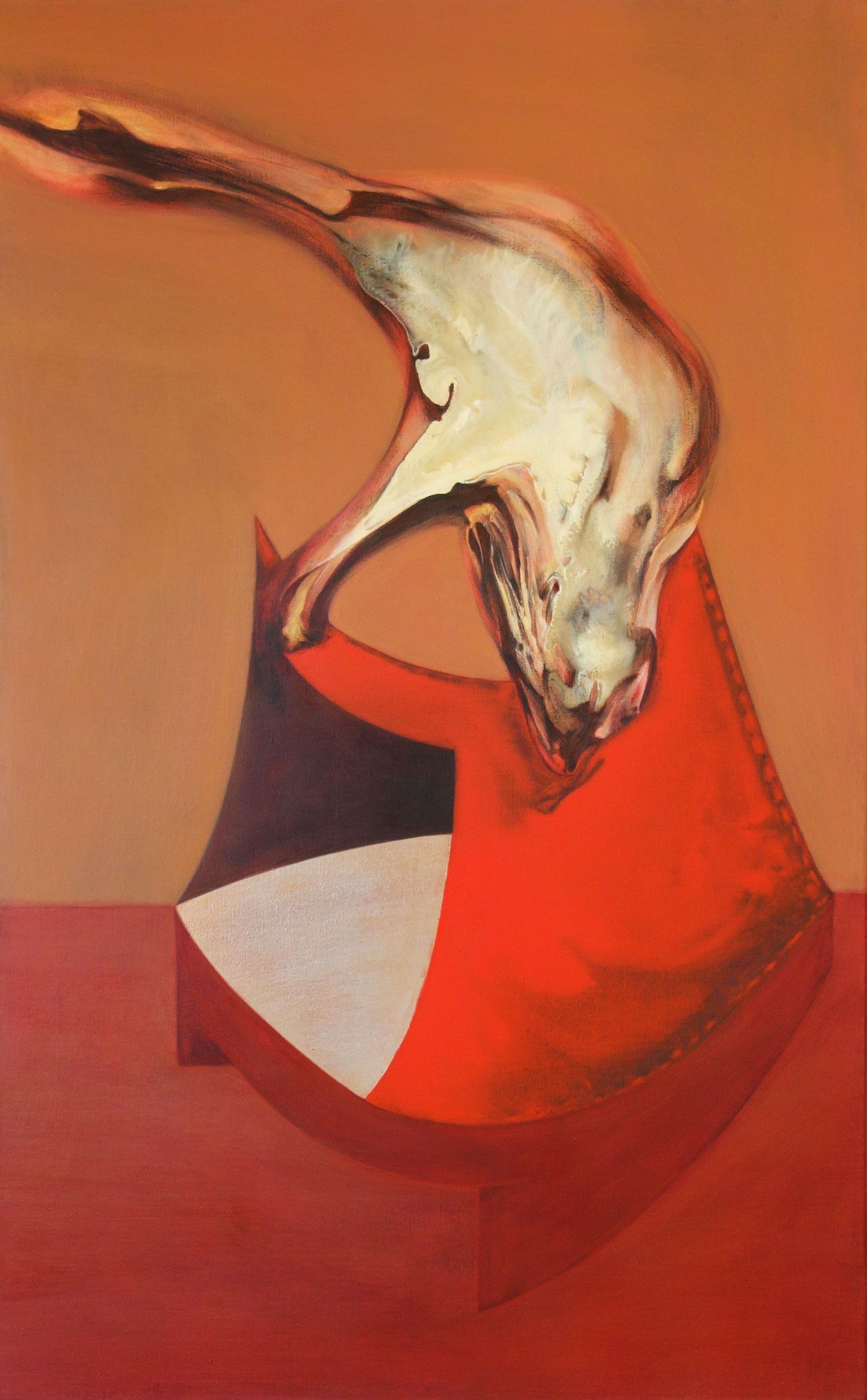 2014, Confrontation 3, acrylique sur toile, 50 x 80-cm